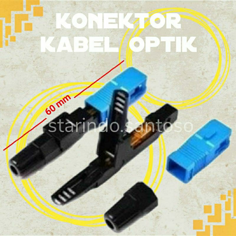 Konektor kabel optic fiber optik buaya sc lpc fast connector