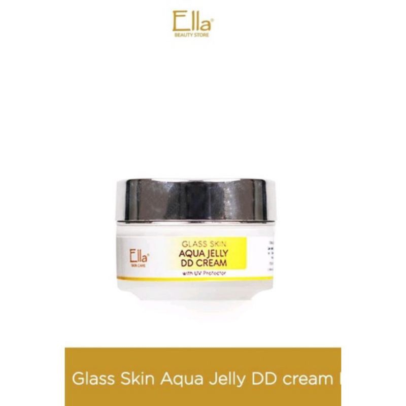 ELLA SKIN CARE GLASS SKIN AQUA JELLY DD CREAM SHADE IVORY&BEIGE 15G