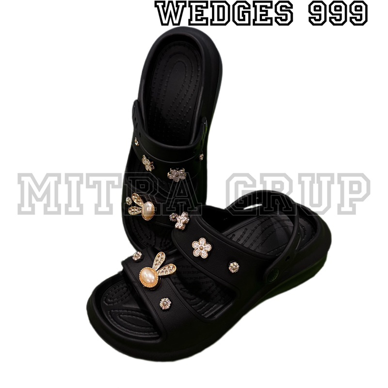 Sandal Hema Wanita Jiblizt Wedges 999 36-40 PROMO SEN