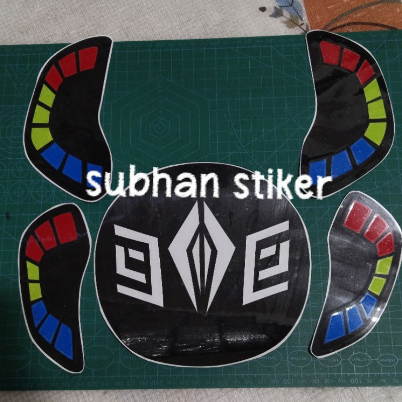 stiker lampu scoopy 2020-2022 (sen depan belakang+stoplamp)