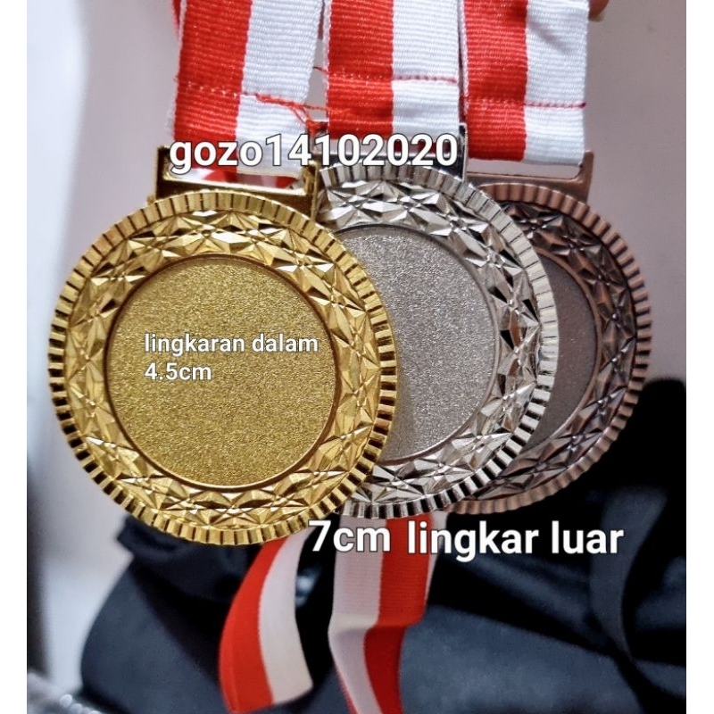 MEDALI SET ( 3PCS ) GOLD, SILVER DAN BRONZE