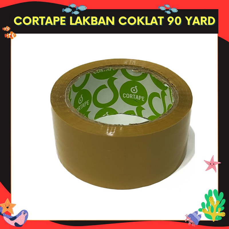 Lakban Cokelat Roll 100 Yard 2 Inch OPP Tape Isolasi Coklat 2&quot;