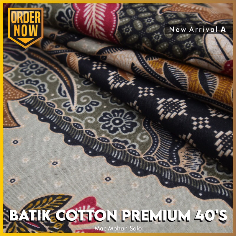 [NEWEST ARRIVAL] BATIK COTTON PREMIUM 40’s KAIN BATIK KATUN MOTIF TERBARU DAN TERMURAH PER 0.5M BY MACMOHAN KAIN SARIMBITAN KEMEJA GAMIS ATASAN BAWAHAN ROK KEBAYA