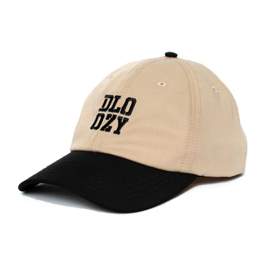 Topi DLOOZY Baseball Caps Hat Cream Hitam Dlz09