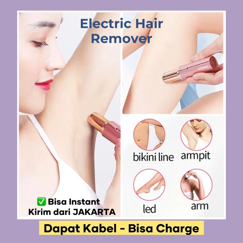 BISA COD SHAVER ALAT CUKUR BULU WANITA Pencukur Ketiak Bulu kaki pencukur Alis Bikini line Hair Trimmer Hair Removal Cukuran Kumis vivid vogue