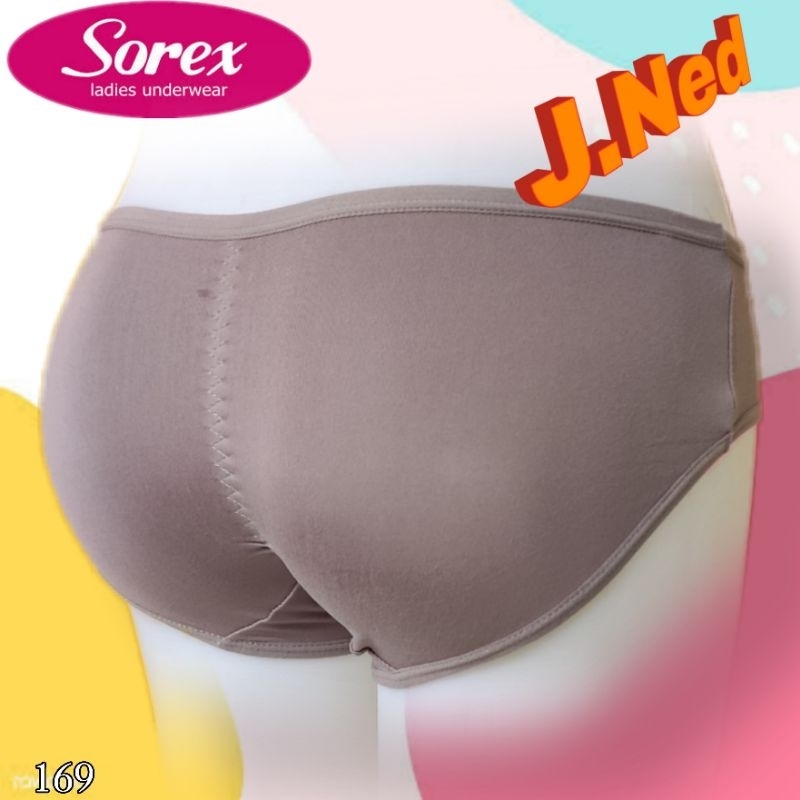 J169 Sorex Super Soft Celana Dalam Wanita Dewasa dan Remaja Midi Size M L EL QL