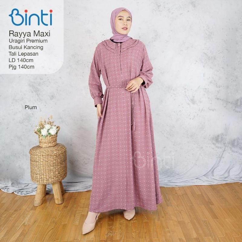 RAYYA MAXY DRESS JUMBO BY BINTI GAMIS URAGIRI BUSUI OVERSIZE GAMIS DRESS JUMBO