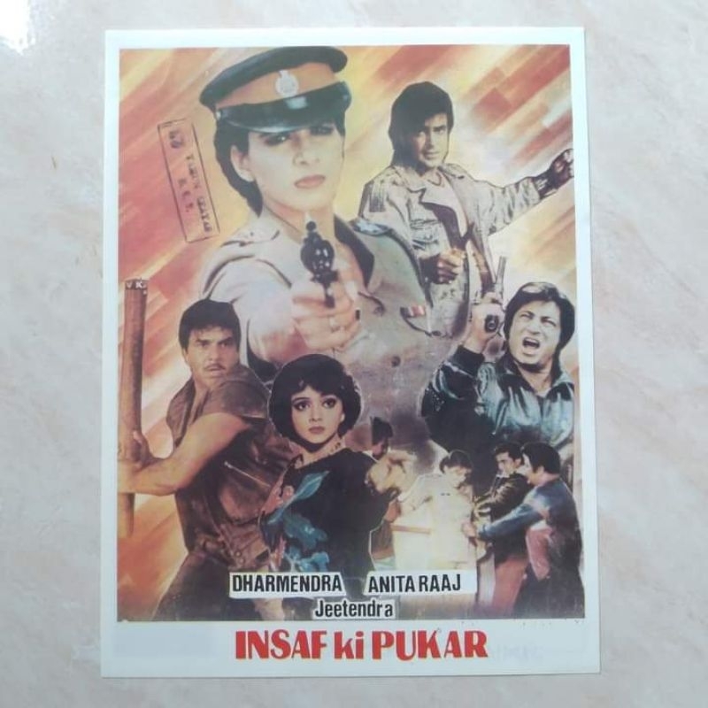 Flyer Film Jadul Lawas India Bollywood Insaf Ki Pukar 1988