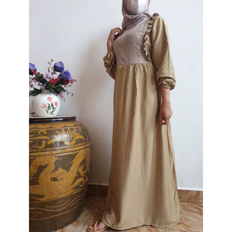 Gamis brukat Malika