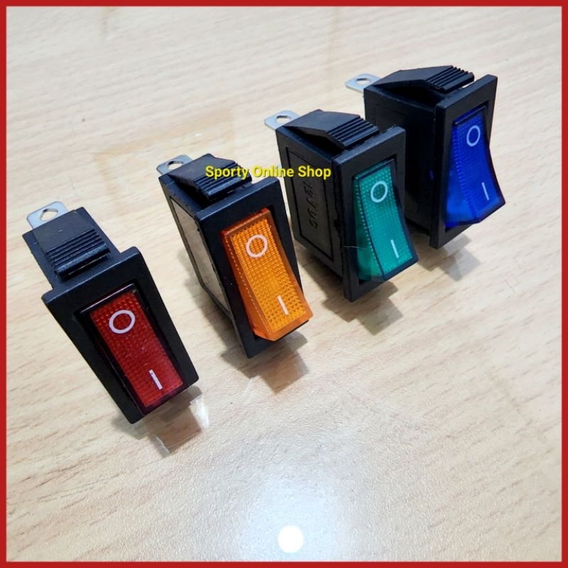 Saklar Piano Switch Piano Tombol ON OFF DC 12V