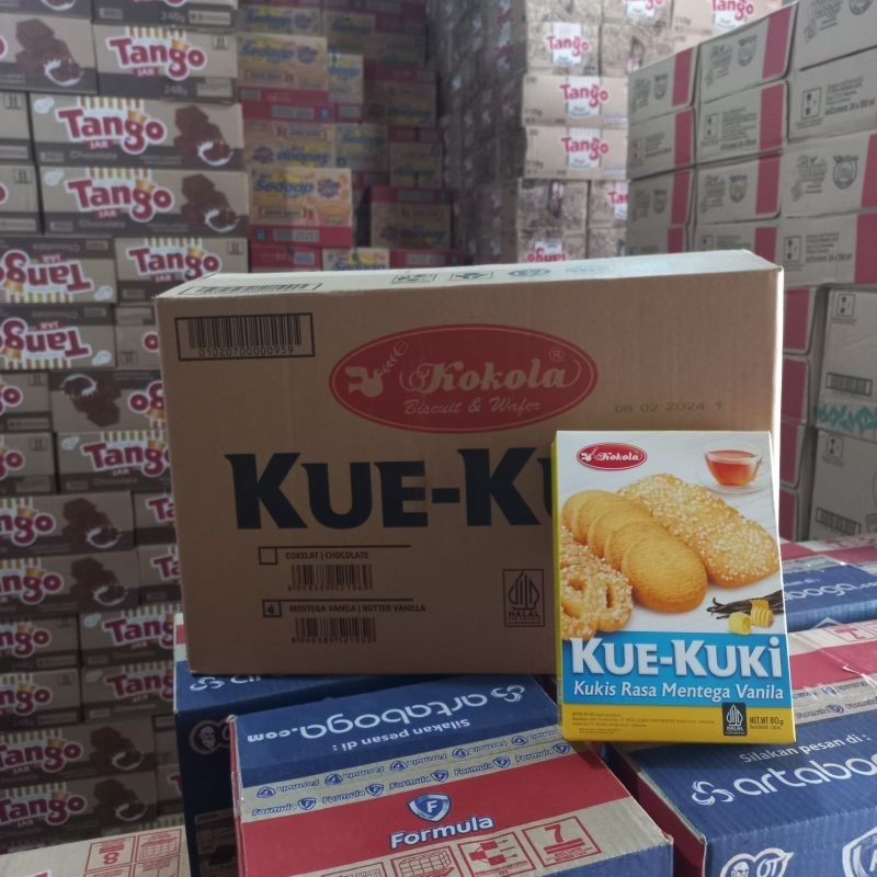 

Kue kuki kokola 80 gram 1 dus isi 24 pcs