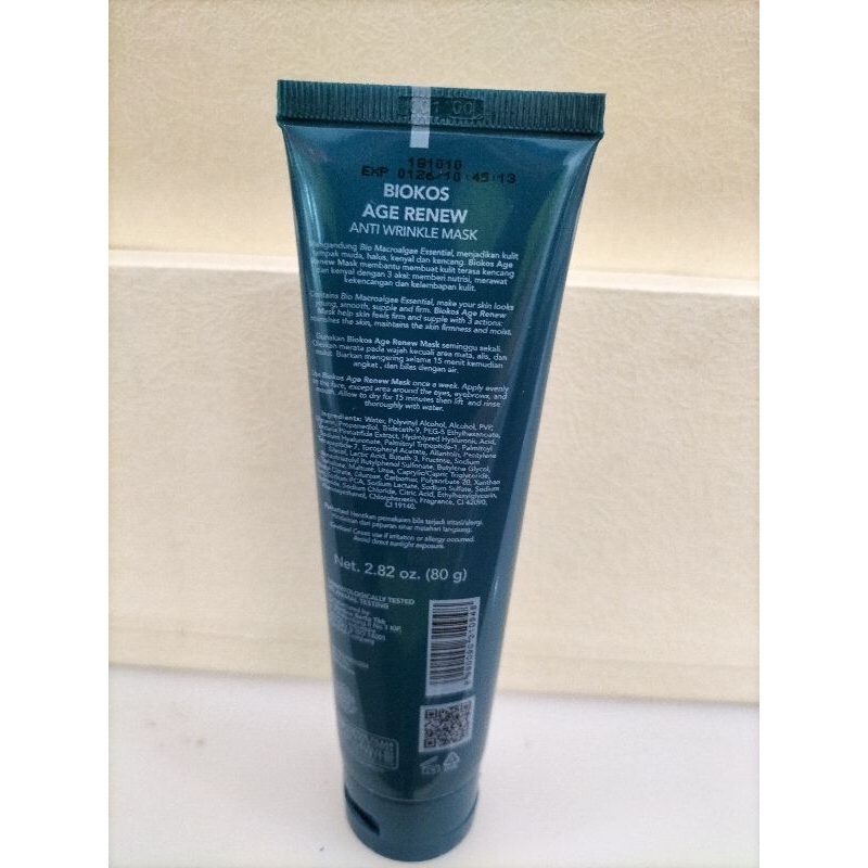 Biokos Age Renew Anti Wrinkle Mask 80gr