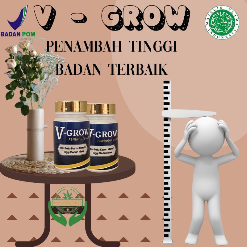 SUPLEMEN PENAMBAH TINGGI BADAN || V - GROW ORIGINAL
