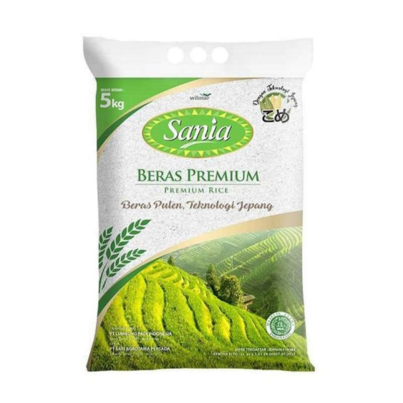 Sania Beras Premium Kemasan 5Kg