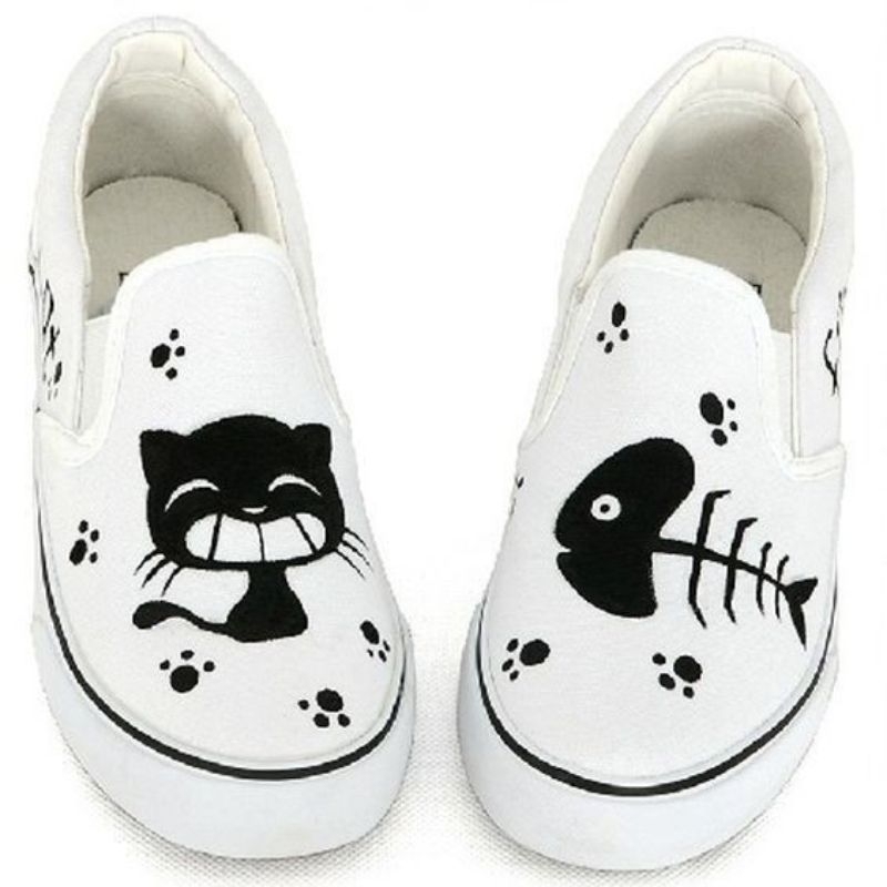 Sepatu Kucing // sepatu lukis KADOKIA