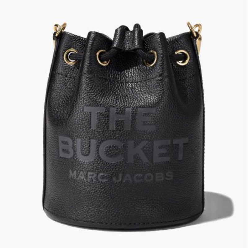 Marc The J Bucket Leather Bag - Black