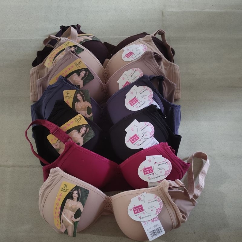Bra FF Huang / Fengyuer / Xueyuer | Bra Kap Besar | Kait 3 | Tanpa Kawat Berbusa | Bra Jupe |