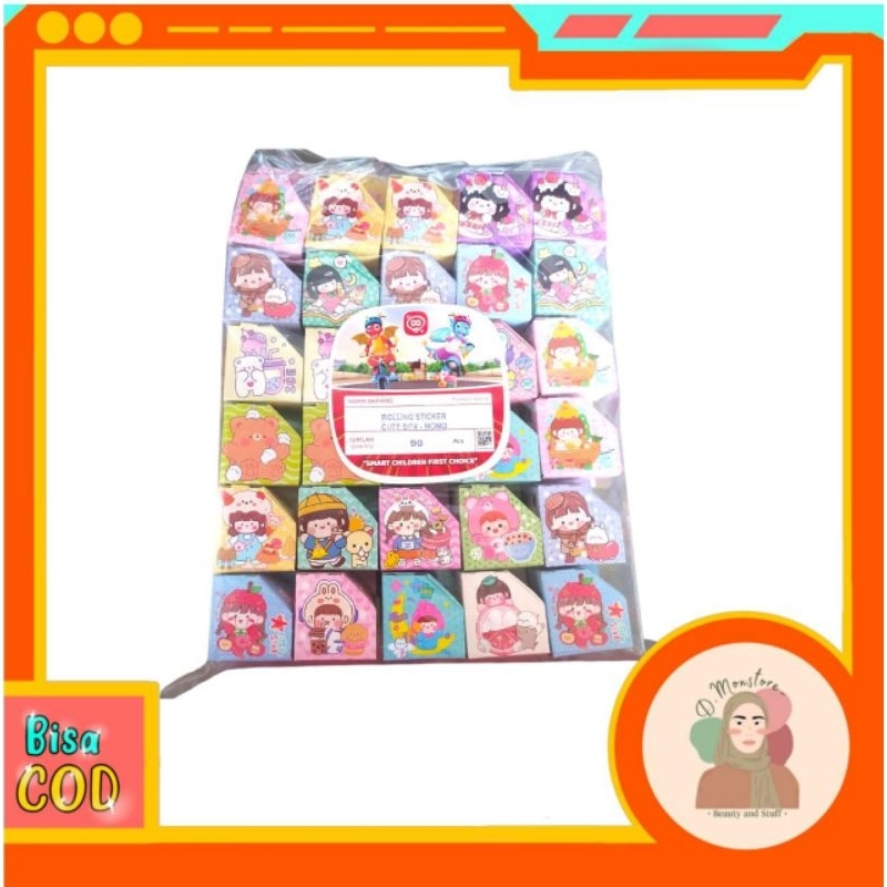 

Stiker Roll Momo || Rolling Stiker Momo And Friends || Stiker DG
