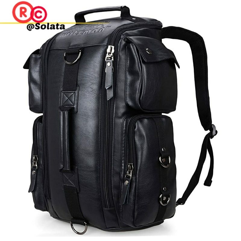 Tas Ransel Pria Original - Ransel Kulit Pria Import Orginal - Tas Ransel - Travel Bag Kulit import