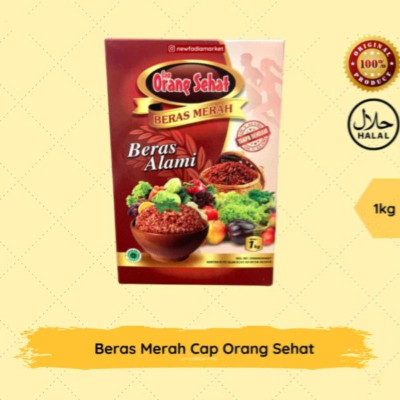 

Beras Merah Cap Orang Sehat 1Kg