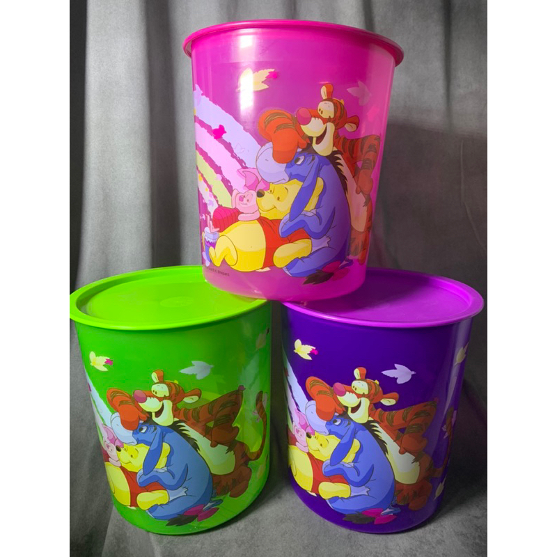 Toples Penyimpanan Snack/Cemilan Hari Raya Odate Motif Kartun Bahan Plastik Kapasitas Besar