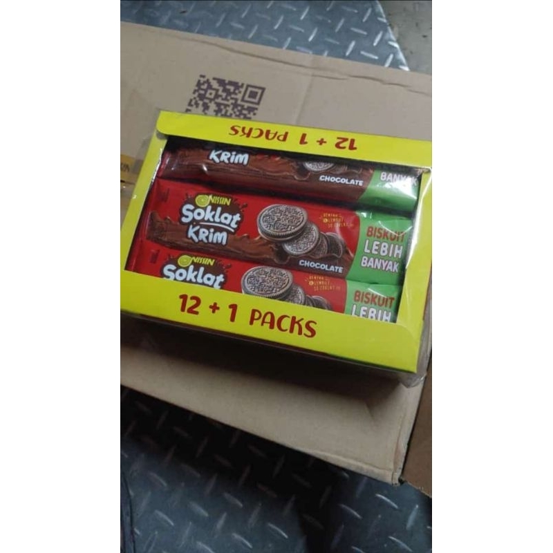 Soklat krim nissin isi 12 bks@ 36 gr