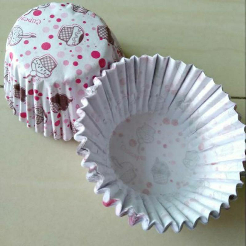 [100pcs] Cup Kue Kertas / Kertas Bolu Kukus Fora / Cake Case