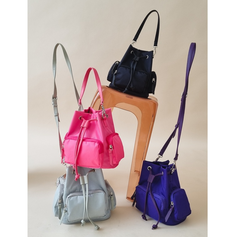 Nylon Bucket Bag/ Tas serut