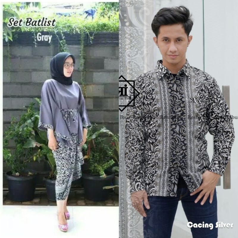 Kebayashopp couple kebaya batlist mix kemeja panjang/couple TERMURAH/couple kebaya tunangan/couple kebaya pesta/couple kebaya wusuda/couple kebaya sarimbit keluarga