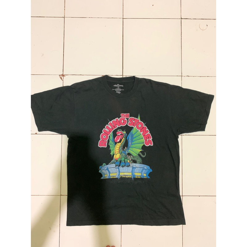 Kaos Band Vintage Rolling Stones Second Original