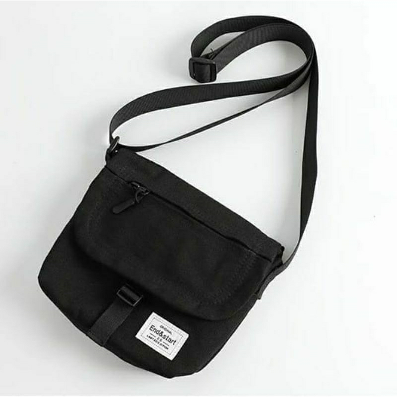 Tas Selempang Kanvas Pria Tas Hp Cowok Kecil E&S 7806