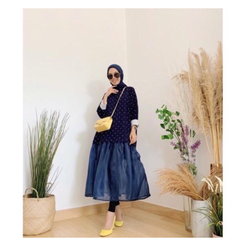 [Preloved] Onti Iymel Dress ISH Busui Iymel Says Hijab (ISH) Like New