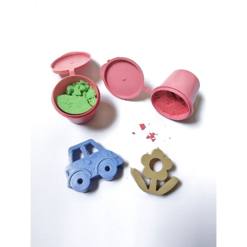 Mainan Anak Pasir Kinetik Cepuk Kecil dan Cetakan