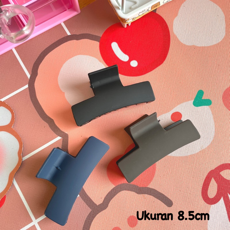 Jedai Doff Bangkok 8.5cm / Jepit Salon Kotak Doff / Jepit Rambut Matte
