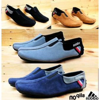 SEPATU CASUAL PRIA ADIDAS MESSI SEPATU SLIP ON PRIA KULIAH KERJA KANTOR SANTAI FORMAL TRAVELING