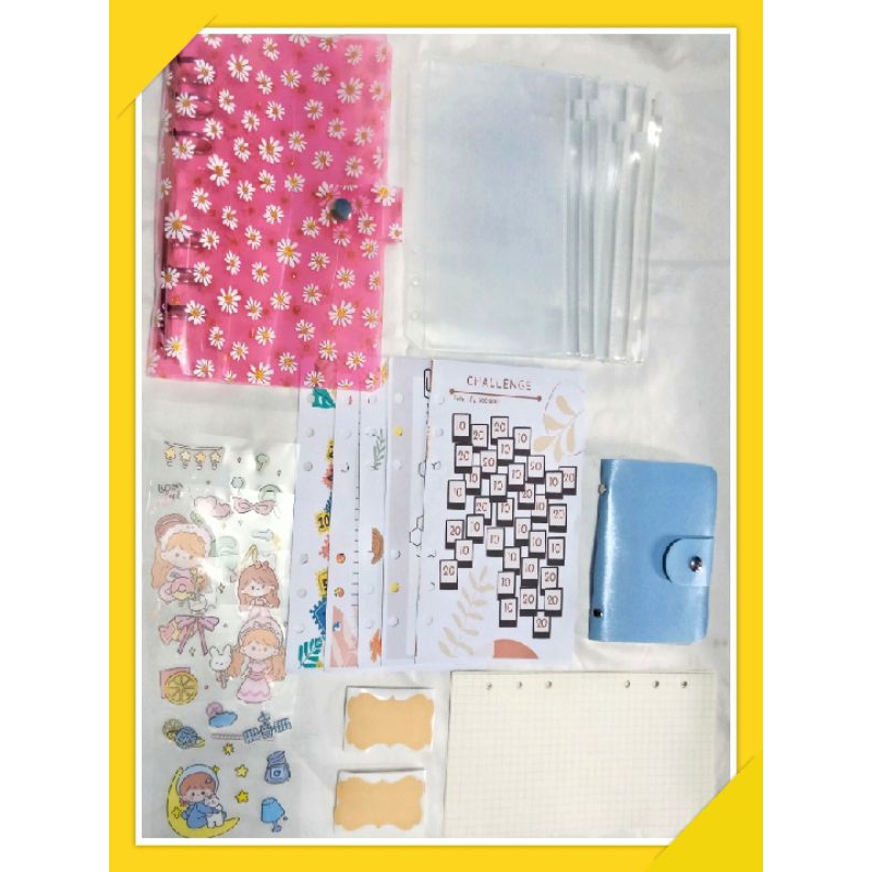 

Paket Budgeting Binder A6 Daisy Hitam