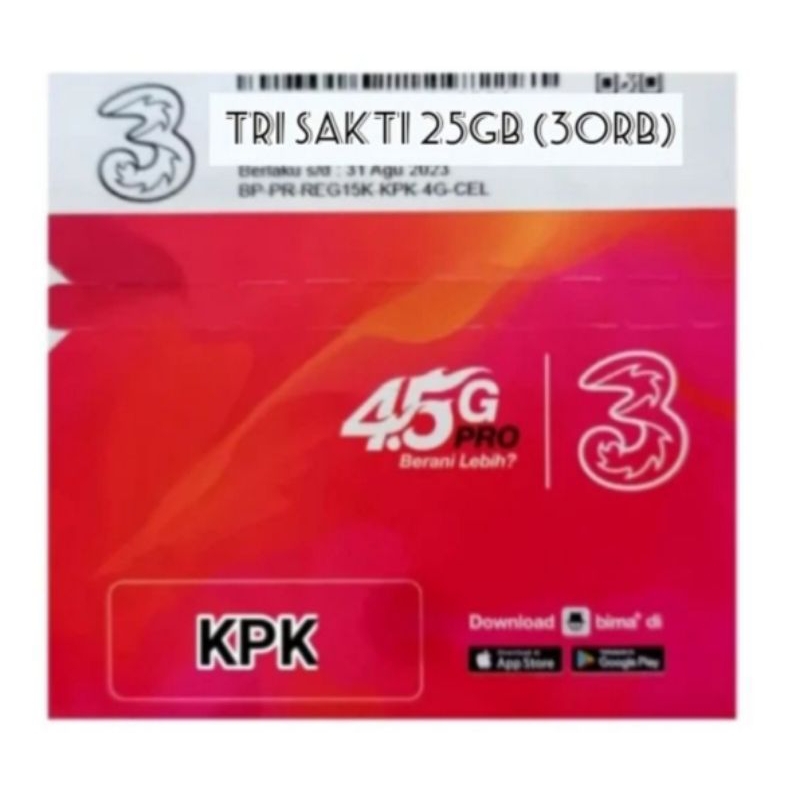 tri sakti 25gb 30rb