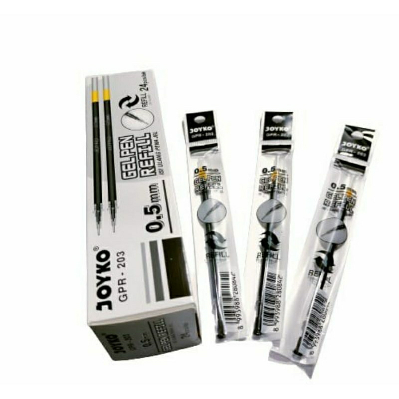 

MG - ISI REFILL PULPEN GEL JOYKO GPR 203 - 24 PCS