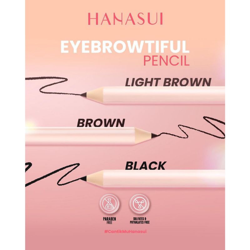 Hanasui Eyebrow Pensil / Pensil alis