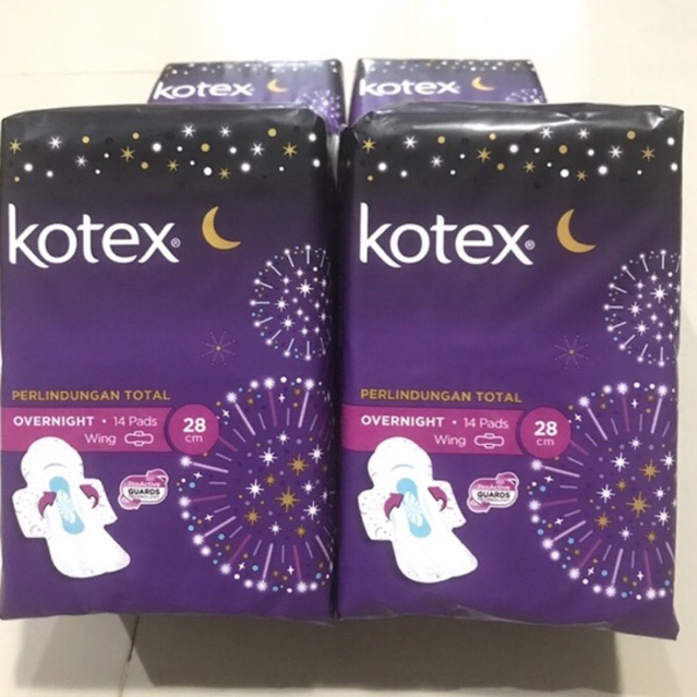 StockBaru- Kotex Overnight Wing 28cm 14s