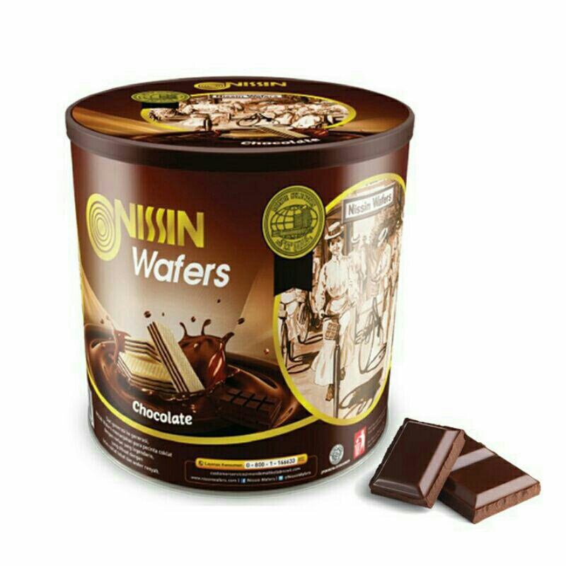 

NISSIN Wafer Coklat klg 550gr