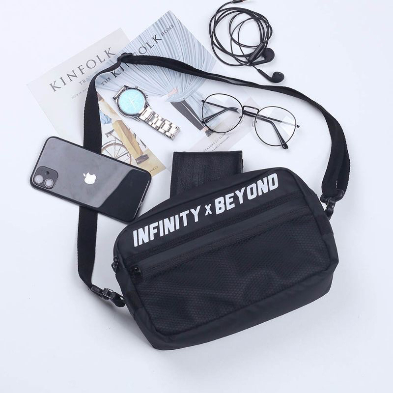 Slingbag Anti Air Tas Pria Tas Selempang Minimalis Slempang Multifungsi Tempang Penyimpanan HP Dompe