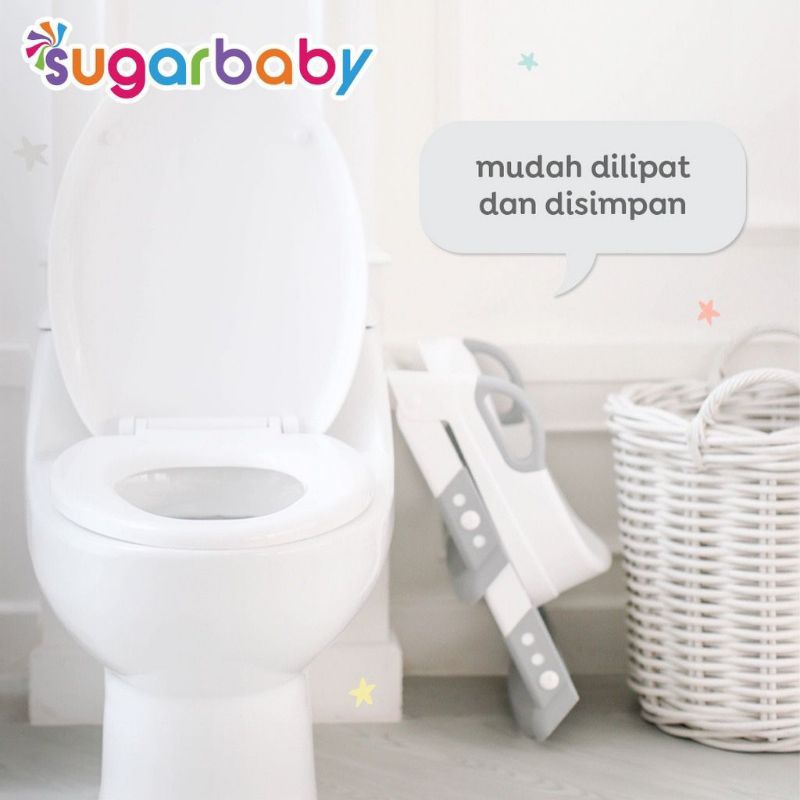 Sugar Baby Potty Training Seat &amp; Ladder / Potty Seat / Toilet Training Anak