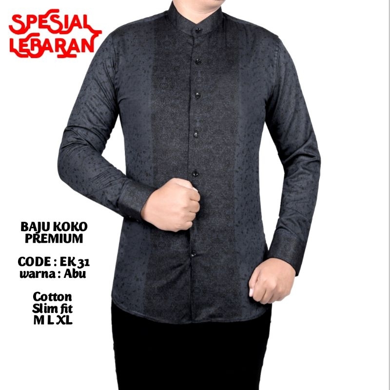 BAJU KOKO PRIA KEMEJA KOKO SLIM FIT BEST SELLER DK10