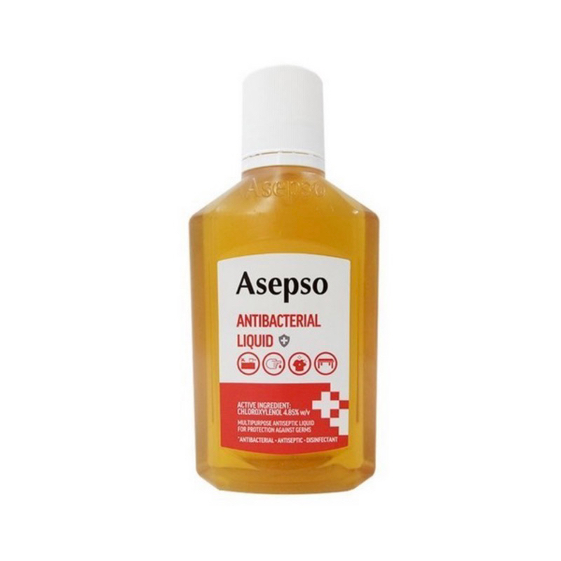 Asepso antibacterial liquid 245 ml ( antibakteri cair antiseptik air )