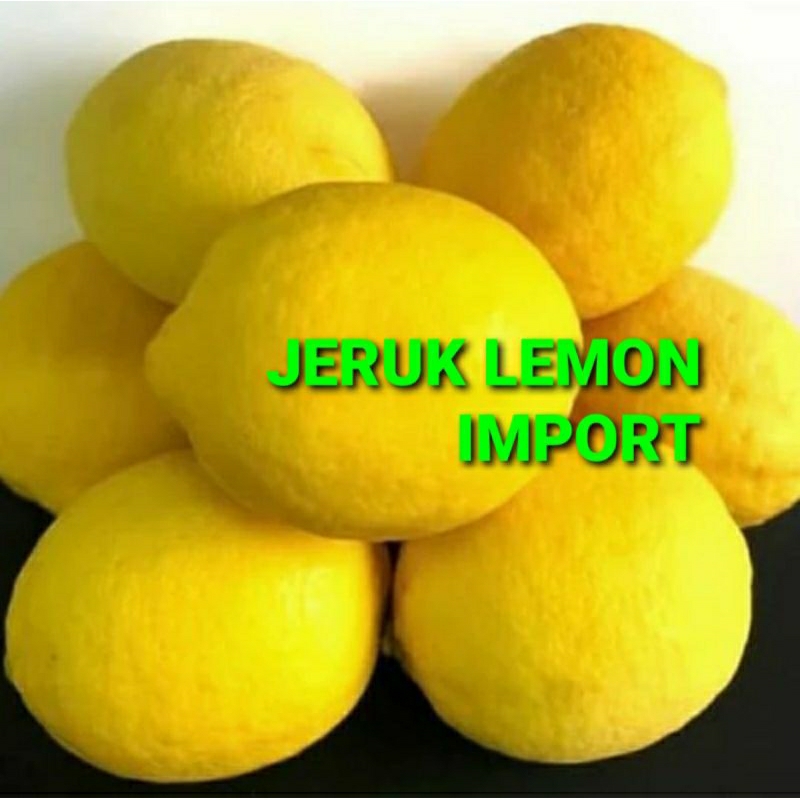 

JERUK LEMON IMPORT KHUSUS PARA SULTAN 1 KG (PREMIUM QUALITY)