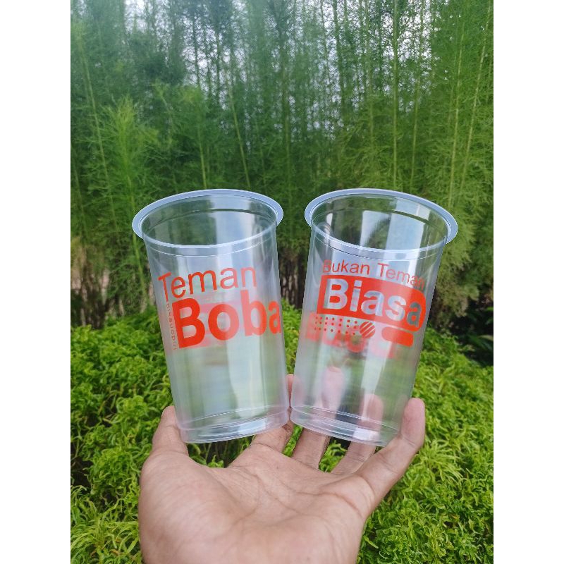 SABLON CUP 18OZ DATAR TEBAL TANPA TUTUP-500PCS