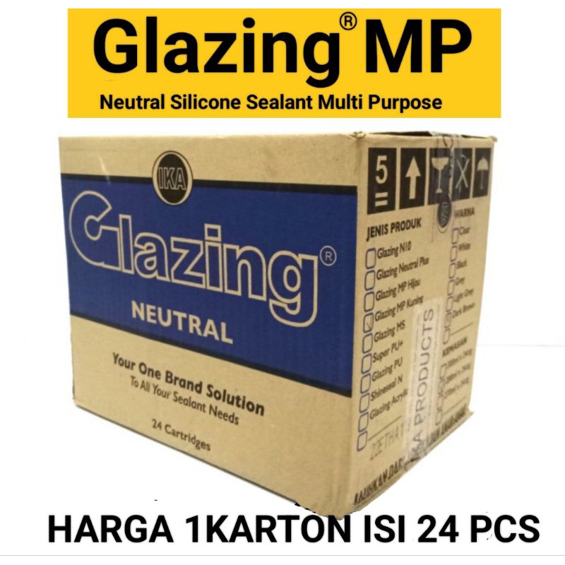 Lem Silikon Netral Glazing MP Multi Purpose Sealant Netral (Link GRAB/GOJEK)