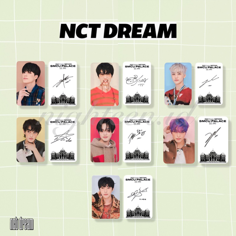 [NCT DREAM] PHOTOCARD NCT DREAM + FREE INNERSLEEVE