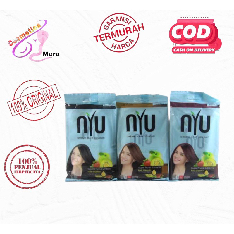 kemasan sachet ( renceng ) nyu hair colour || cat rambut nyu kemasan sachet / renceng